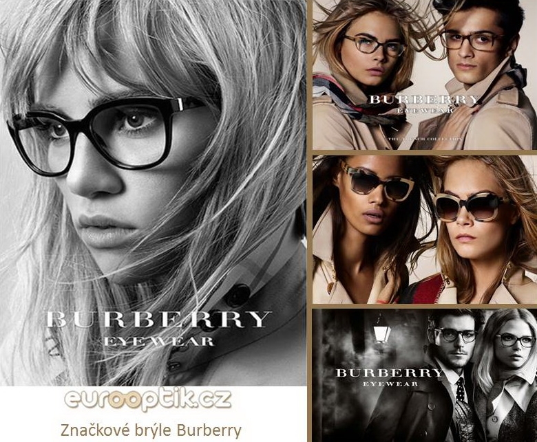 Dioptrické brýle Burberry a sluneční brýle Burberry